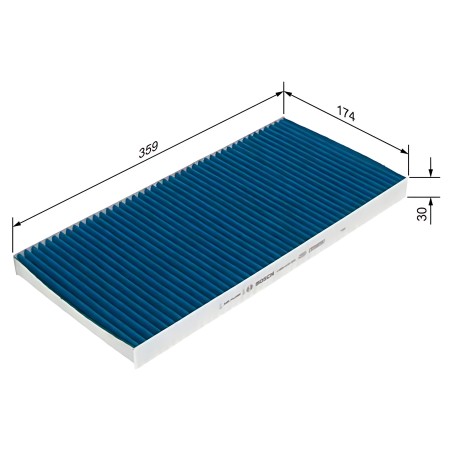 ➤ Фільтр салону AUDI Q4 e-tron, VW ID3,4,5 19- FILTER+ (вир-во BOSCH) 0986628585
