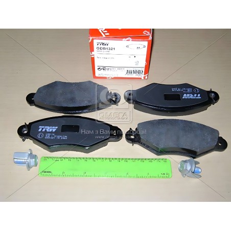 ➤ Колодка гальм. диск. CITROEN XSARA, RENAULT KANGOO (KC0/1_) передн. (вир-во TRW) GDB1321