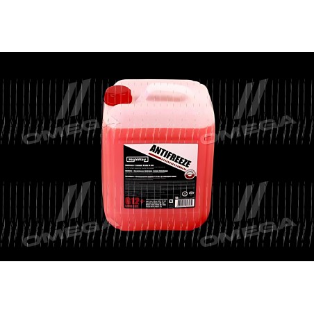 ➤ Антифриз HighWay ANTIFREEZE-40 LONG LIFE G12+ червоний (Каністра 10л) 10119