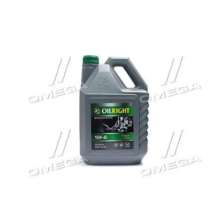 2372 Олива моторна OIL RIGHT Стандарт 15W-40 (Каністра 5л) фото від Мотор-Агро Харків Україна