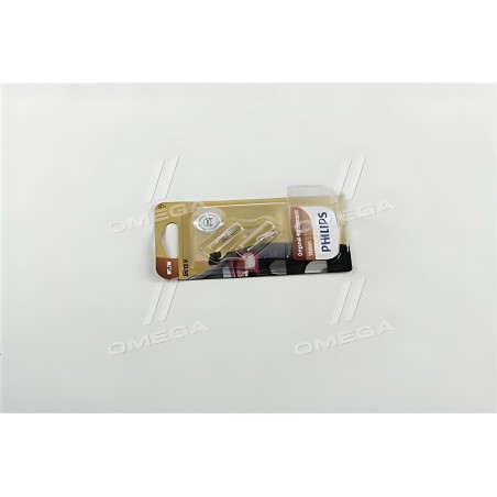 12516B2 Лампа розжарювання W1,2W 12V 1.2W W2X4,6d 2шт blister (вир-во Philips) фото від Мотор-Агро Харків Україна