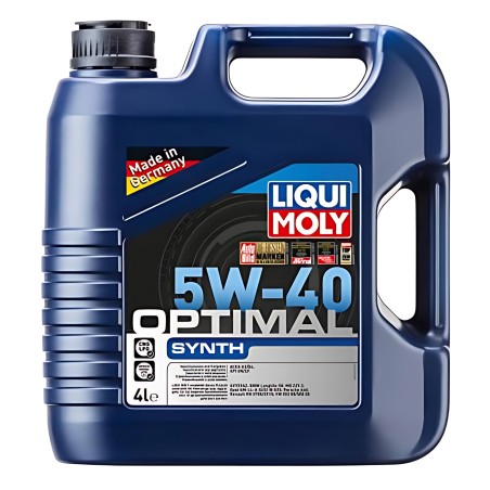 3926 Олива моторна Liqui Moly OPTIMAL SYNTH 5W-40 (Каністра 4л) фото від Мотор-Агро Харків Україна