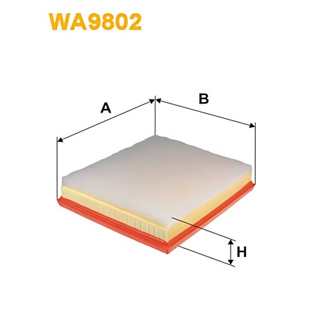 WA9802 Фільтр повітряний PSA 1.6 BlueHDI 14- (вир-во WIX-FILTERS) фото від Мотор-Агро Харків Україна