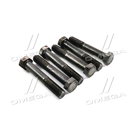 М16х100 Болт М16х100х2,0 шестигранний (1кг 1 компл) 5,8 DIN 931 (часткове різьблення) чорний фото від Мотор-Агро Харків Україна