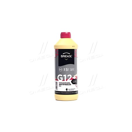 antf-026 Антифриз BREXOL RED CONCENTRATE G12+ (-80C) 1,5L фото від Мотор-Агро Харків Україна