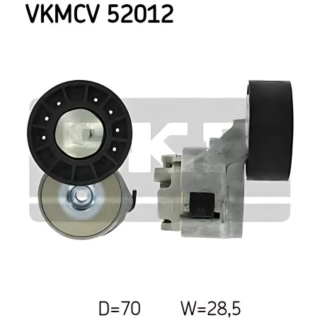 VKMCV 52012 Ролик натяжний ременя поліклінового (Вир-во SKF) фото від Мотор-Агро Харків Україна