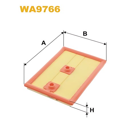 WA9766 Фільтр повітряний VAG 1.2-1.4 TSI 13- (вир-во WIX-FILTERS) фото від Мотор-Агро Харків Україна