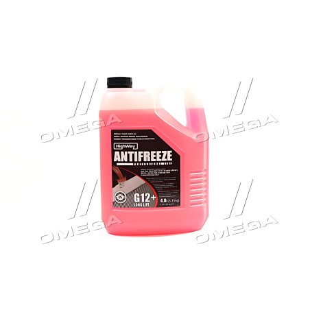 10124 Антифриз HighWay ANTIFREEZE-40 LONG LIFE G12+ червоний (Каністра 5л) фото від Мотор-Агро Харків Україна