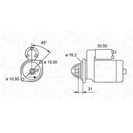 940113020260 Шестерня, стартер (вир-во Magneti Marelli кор.код. AMB0260) фото від Мотор-Агро Харків Україна