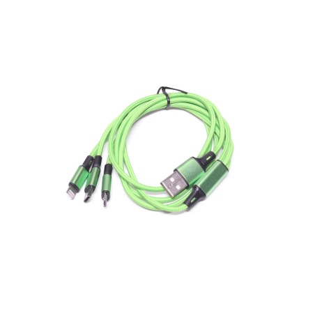 ARM-MC001 Кабель 3 в 1, USB MicroUSB+TypeC+Lightning, 1м(шт.) від Мотор-Агро Харків Україна