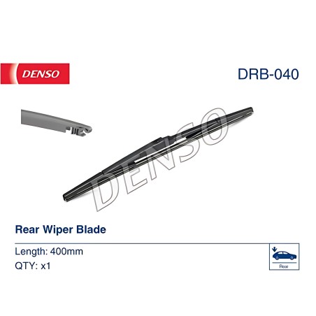 ➤ Щітка склоочис. 400 скла заднього (вир-во Denso) DRB-040