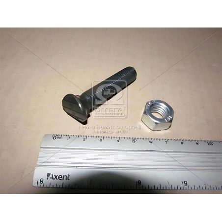 1199O12х60.8,8 Болт 1199O М12х60 (8,8) з гайкою напівпотайною овал DS6007 чорн. (Unibolt) фото від Мотор-Агро Харків Україна