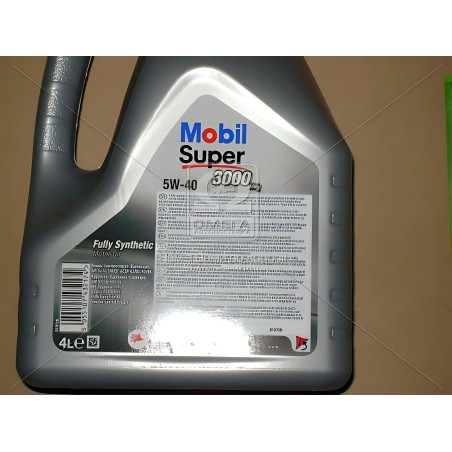 150013 Олива моторна MOBIL Super 3000 X1 5W-40 (Каністра 4л) фото від Мотор-Агро Харків Україна