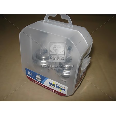 48003S2 Лампа розжарювання SET H4 12V 60/55 W P43t RANGE POWER +90 (к-т 2шт) (вир-во Narva) фото від Мотор-Агро Харків Україна
