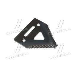 H207930 Сегмент ножа жатки JD900, 82,5х76х3мм. d 6мм. велика насічка, 15 зубів (H207929, H160251) (Ri.ma) фото від Мотор-Агро Ха