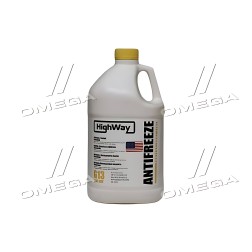 10111 Антифриз HighWay ANTIFREEZE G13 концентрат жовтий 3,78л фото від Мотор-Агро Харків Україна