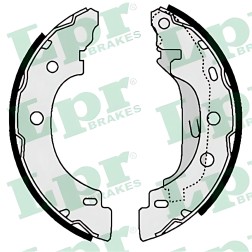 07330 Колодка гальм. барабан. RENAULT KANGO 97- NISSAN KUBISTAR 03- задн. (вир-во LPR) фото від Мотор-Агро Харків Україна