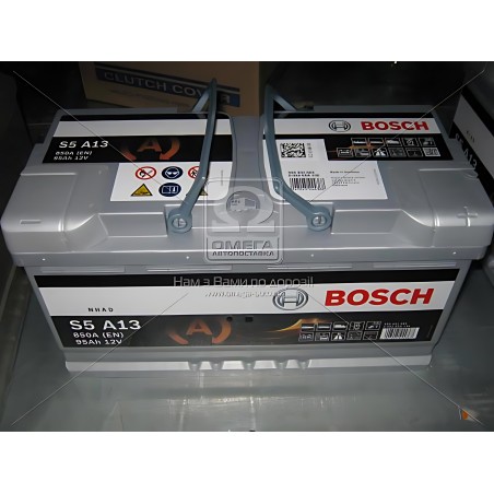 0092S5A130 Акумулятор 95Ah-12v BOSCH AGM (S5A13) (353x175x190),R,EN850 фото від Мотор-Агро Харків Україна