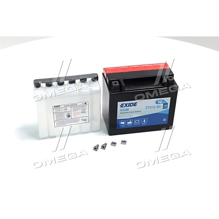 ETX12-BS Акумулятор 10Ah-12v Exide AGM (ETX12-BS) (150х87х130) L, EN150 фото від Мотор-Агро Харків Україна