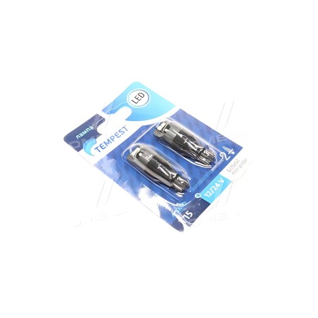 TMP-19-T15 Лампа LED б / ц габарит, задній хід, салон 12 / 24V T15 4SMD Non-polar WHITE 2шт.блістер TEMPEST PL фото від Мотор-Аг