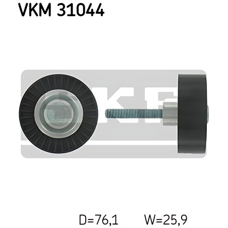 ➤ Ролик обвідний поліклінового ременя (Вир-во SKF) VKM 31044