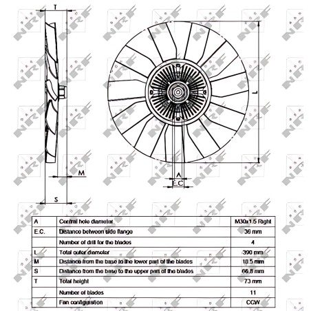 49608 Віскомуфта HYUNDAI H1 KIA Sorento (вир-во NRF) фото від Мотор-Агро Харків Україна