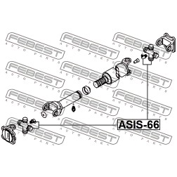 ASIS-66 Хрестовина валу кард. ISUZU, Богдан (вир-во Febest) фото від Мотор-Агро Харків Україна