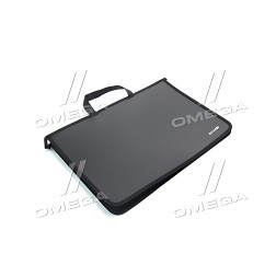 3772001 Портфель пластиковий, А-4 02від. на блискавці, тканеві ручки, чорний, Economix фото від Мотор-Агро Харків Україна