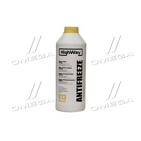 10025 Антифриз HighWay ANTIFREEZE G13 концентрат жовтий 1,5л фото від Мотор-Агро Харків Україна