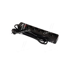 ax-1264 Мережевий фільтр-подовжувач з USB2 Optima Base 5 1,5m BLACK провід 3*0,75мм2 AXXIS фото від Мотор-Агро Харків Україна
