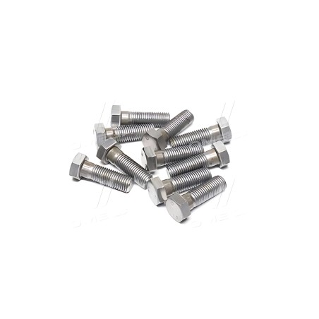 М16х50 Болт М16х50х2,0 шестигранний (1кг 1 компл) 5,8 DIN 933 / ГОСТ 7805 (повне різьблення) чорний фото від Мотор-Агро Харків У