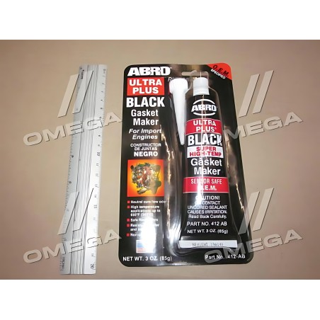 412-AB Герметик прокладок 999 силіконовий чорний OEM 85 гр. ABRO фото від Мотор-Агро Харків Україна