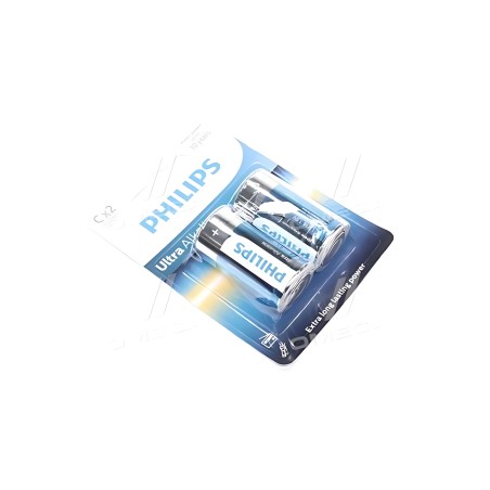 LR14E2B/10 Батарейка LR14/ C Ultra Alkaline (Blister 2шт) (вир-во Philips) фото від Мотор-Агро Харків Україна