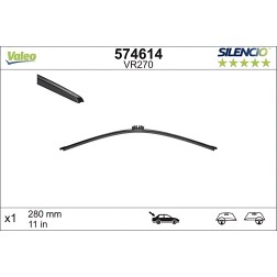 574614 Щітка склоочисника безкаркасна 280mm Silencio (вир-во Valeo) фото від Мотор-Агро Харків Україна