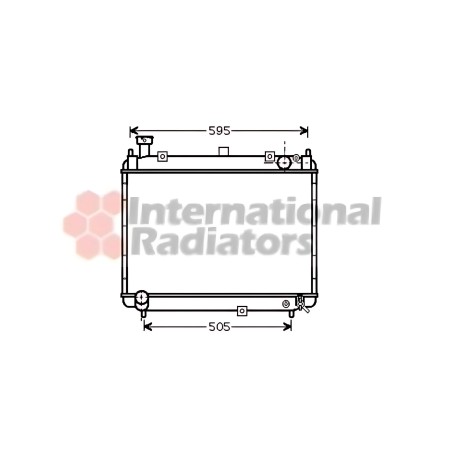 53002233 Радіатор охолодження TOYOTA HI-ACE 96 06 (вир-во Van Wezel) фото від Мотор-Агро Харків Україна