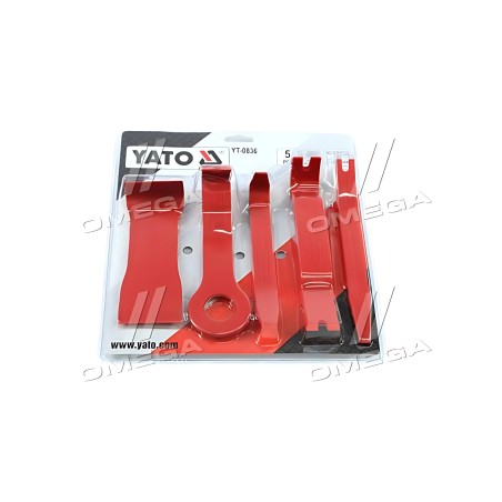 YT-0836 Знімач внутрішньої оббивки автомобіля Набір 5 шт. [6/24], набір(YATO ) фото від Мотор-Агро Харків Україна