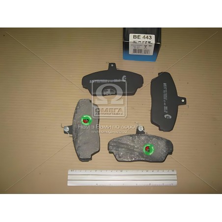 3302-3501090 Колодка гальм. ГАЗ 3302, ГАЗ 3110 перед. (компл. 4шт.) (вир-во BEST) фото від Мотор-Агро Харків Україна