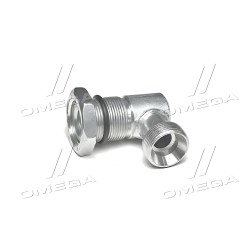 DK-082 Штуцер кутовий S32хS32 (М27х1,5-М27х1,5) (з контргайкою) ДК фото від Мотор-Агро Харків Україна