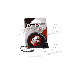 YT-7110 Рулетка: L 3 м х 16 мм. з нейлоновим покриттям, магнітним наконечником [12/120], шт(YATO ) фото від Мотор-Агро Харків Ук
