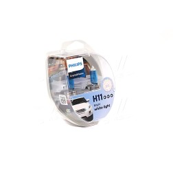 12362CVSМ Лампа розжарювання H11 12V 55W PGJ19-2 Cristal Vision + 2x W5W 4300K (к-т) (вир-во Philips) фото від Мотор-Агро Харків
