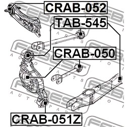 CRAB-051Z Сайлентблок важіля фото від Мотор-Агро Харків Україна