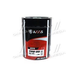 AX-2164 Олива трансмісійна AXXIS 75W-80 GL-4+ 20л фото від Мотор-Агро Харків Україна