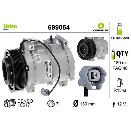 699054 Компресор кондиціонера HONDA ACCORD VIII 2.0, 2.4 (03- ) (вир-во VALEO) фото від Мотор-Агро Харків Україна