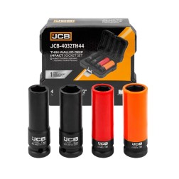 Набір головок глибоких ударних тонкостінних 4 од. 1/2" (6-гр.) JCB-4032TH44
