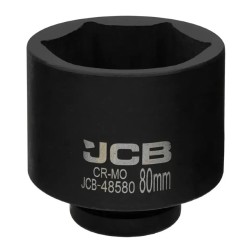 Гoлoвкa тopцeвa удapнa 1" 80 мм (6-гранна) JCB-48580