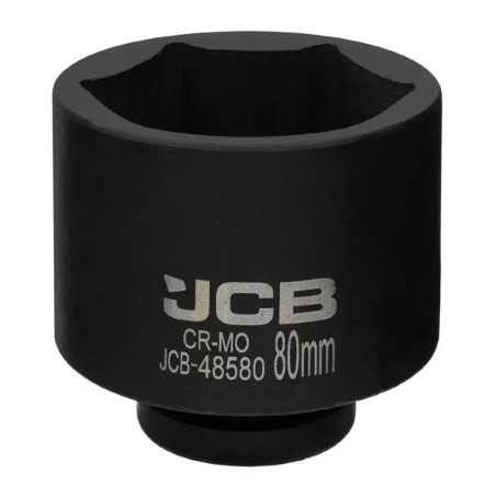 Гoлoвкa тopцeвa удapнa 1" 80 мм (6-гранна) JCB-48580