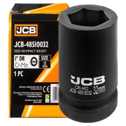 Головка ударна глибока 1" 32 мм (6-гранна) JCB-48510032
