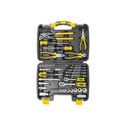 Набір інструменту комбінований 65 пр. 1/4", 3/8" (6-гр.) (4-24 мм) FORCEKRAFT FK-3651