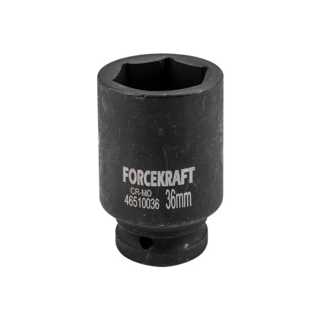 Головка ударна глибока 3/4" 36 мм (6-гр.) FORCEKRAFT FK-46510036 Головка ударна глибока 3/4" 36 мм (6-гр.) FORCEKRAFT FK-46510036