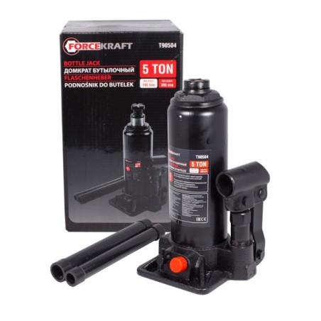 Домкрат пляшковий 5т FORCEKRAFT FK-T90504